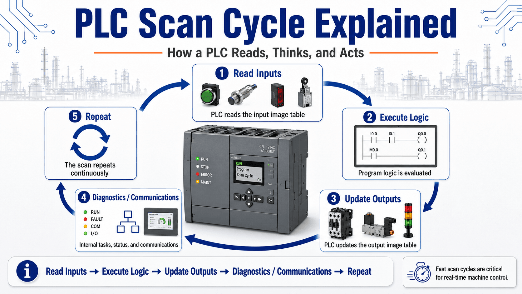 PLC Scan Cycle Explained – JoeGuardian Automation